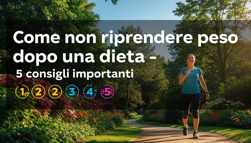 Come non riprendere peso dopo una dieta