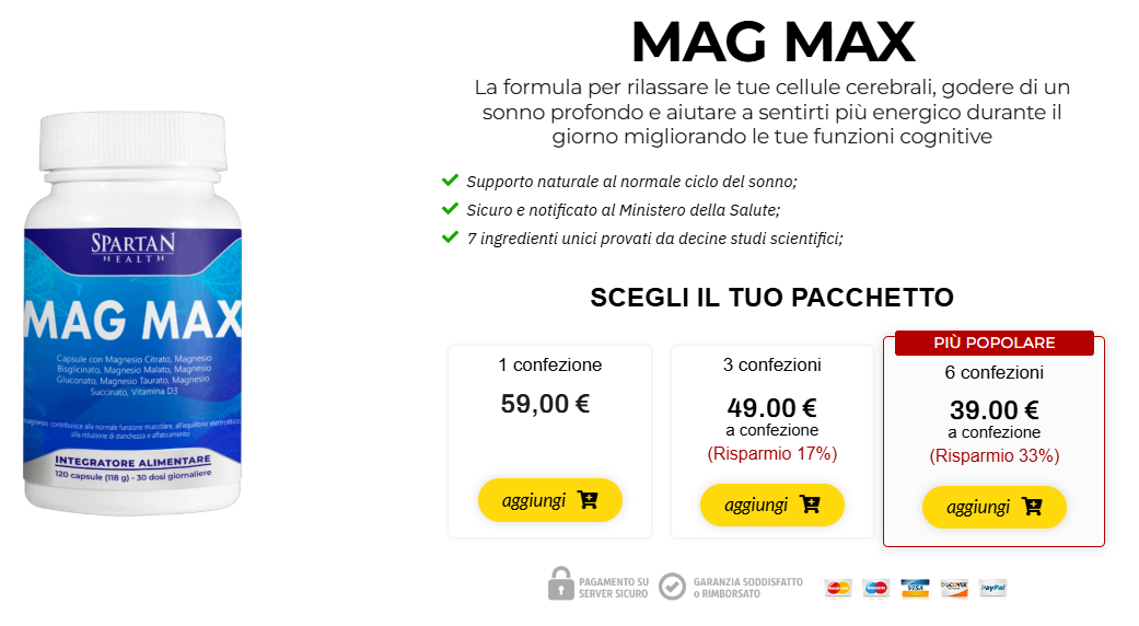 Mag Max Spartan Health